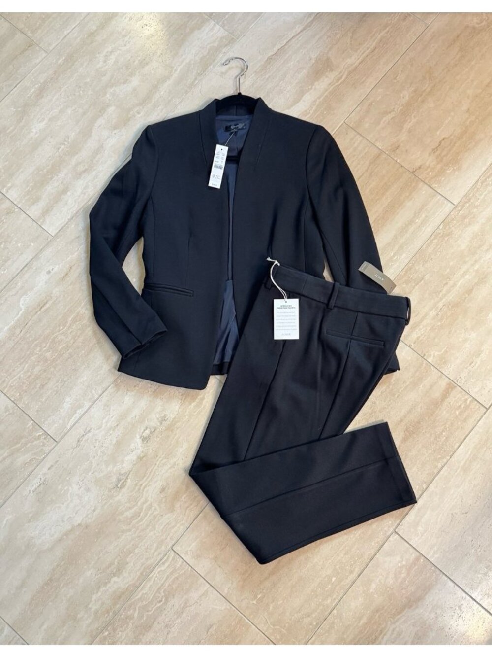 NWT J Crew Suit - Cameron Crop Pants + Matching Jacket, sz 2/4